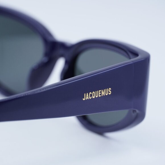 Jacquemus GALA JAC/5 C4 Sunglasses Navy Blue Cat Eye Frame, Grey Lenses main image 7